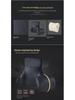 Customizable Mazda Leather Lumbar Support & Neck Pillow Set for Cars—Memory Foam, Cowhide, with Option to Add Logo