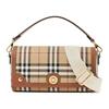 Borsa a Mano in Pelle a Quadri Vintage con Manico Superiore, Ferramenta Dorata, Borsa a Tracolla Convertibile per Donna, per il Pendolarismo Quotidiano e le Uscite Casual 8092048