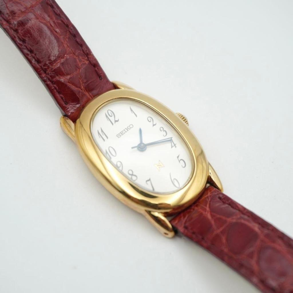 Used [New Battery] SEIKO NOIE 1F21-5B70 Ladies Watch Seiko Quartz