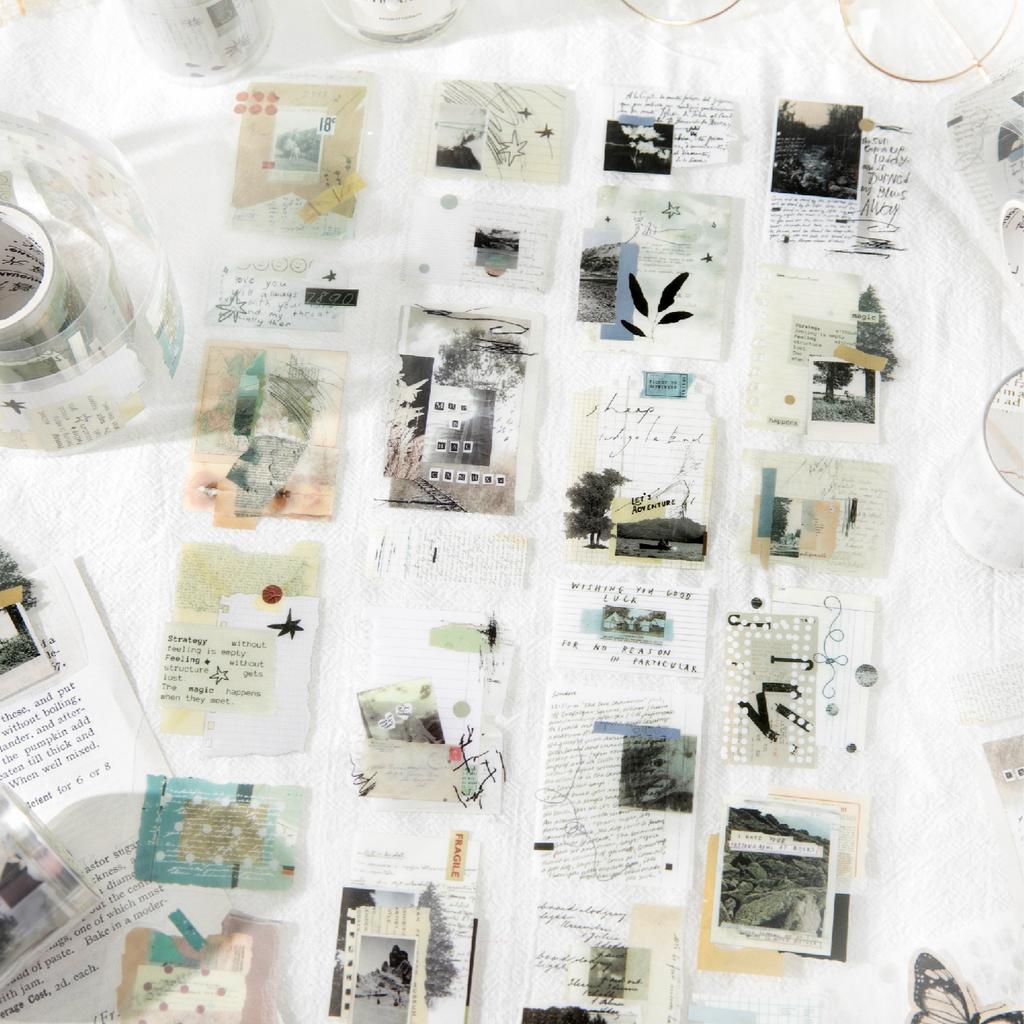 5cm×200cmTape Freedom is a Wild Series of Literary and Retro Hand Account Decoration Materials for Reusable Stickers