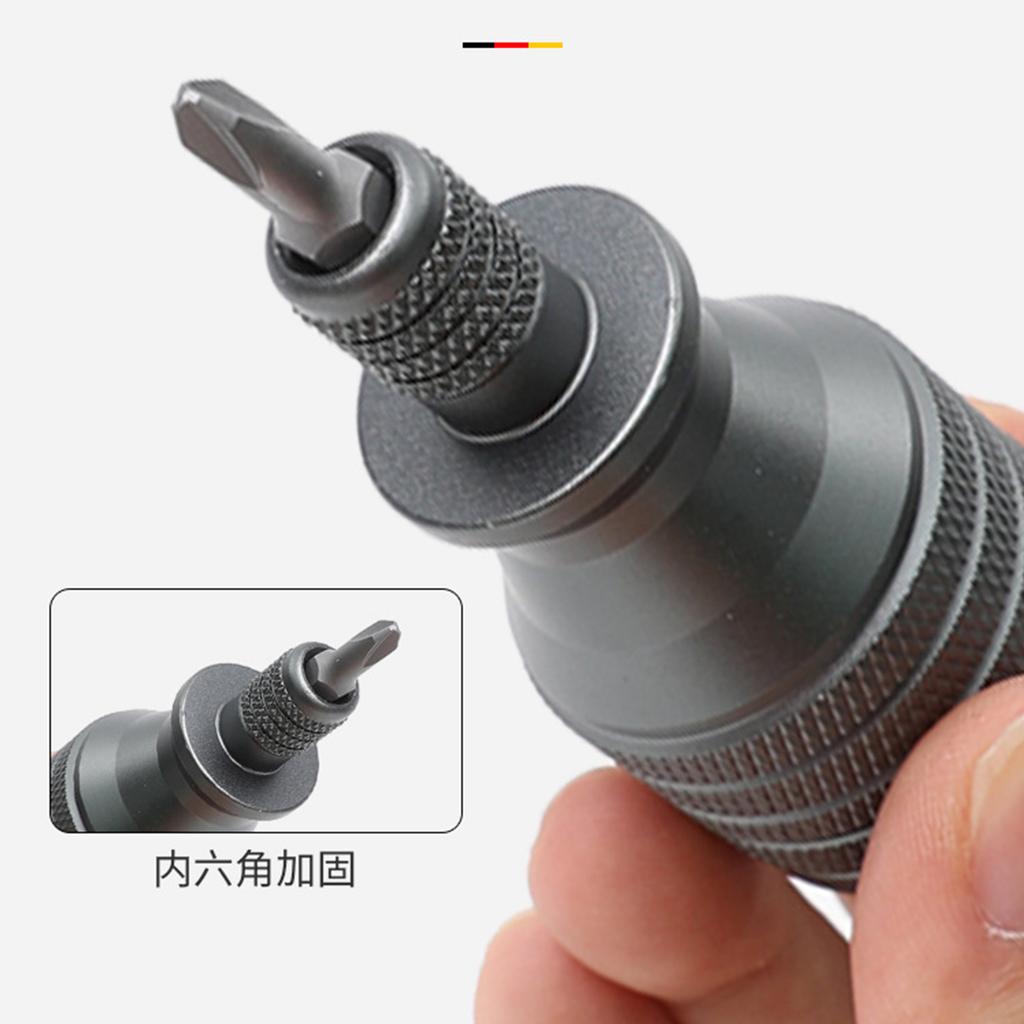 7-in-1 Mini Screwdriver Strong Magnetic Tip Palm Screwdriver Magnetic Screwdriver Mini Quick Ratchet Screwdriver EDC Hand Tools