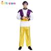 Exquisite Arabian Prince And Princess Costume Crafted From Durable Polyester Fabric