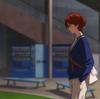 Anime Cosplay Costume WONDER EGG PRIORITY Sawaki Momoe Uniform Suit Campus Style Blue Knitted Top