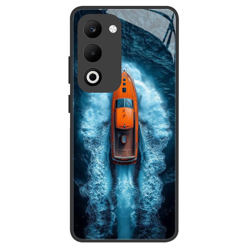 For OPPO A5 A5M Case Luxury Tempered Glass Phone Case For Oppo A5i Pro Shockproof Hard PC Back Cover Camera Protection Fundas