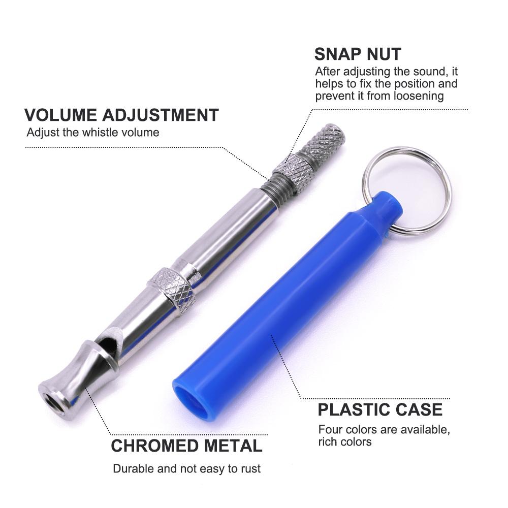 Dog Whistle High Pitch To Stop Barking Pet Training Whistle Flute Adjustable Dog Whistle Repeller Hunting Training For Dogs