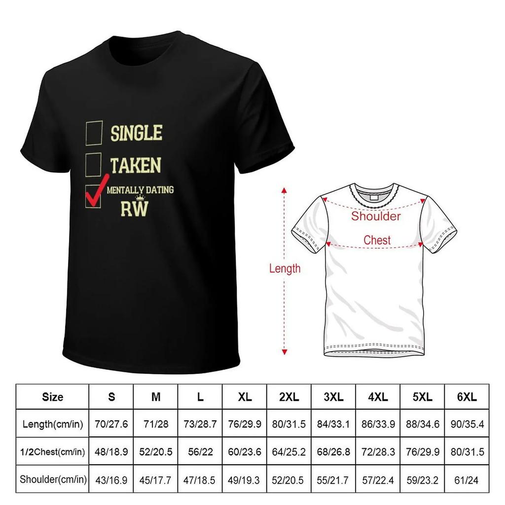 Mentally Dating Robbie Williams T-shirt Plain Quick-drying Heavy Weight T Shirts for Men