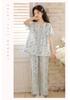 Huayue Women's Short Sleeved Pants Home Clothing Set