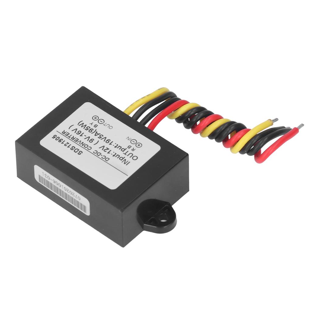 Boost Converter DC 12V do DC 19V Wodoodporny adapter Step Up Akcesoria do zasilania