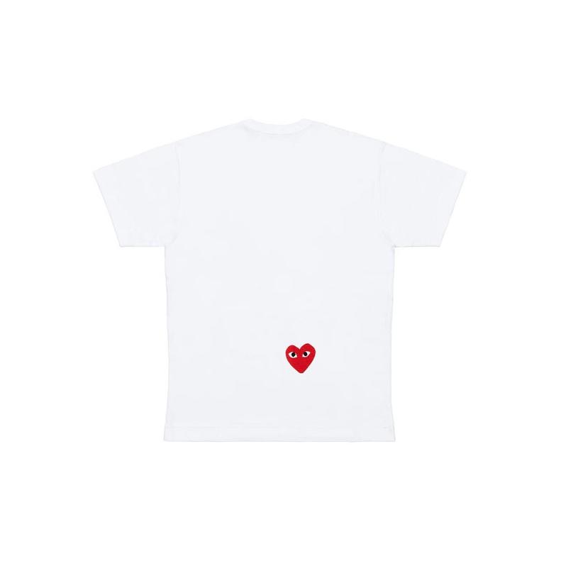 Nike Womens X Comme Des Garçons PLAY T-Shirt White Women Tops AE-T401-051-1