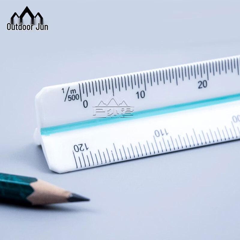 Outdoor High-Precision Multi-Function 6-Scale Triangular Ruler