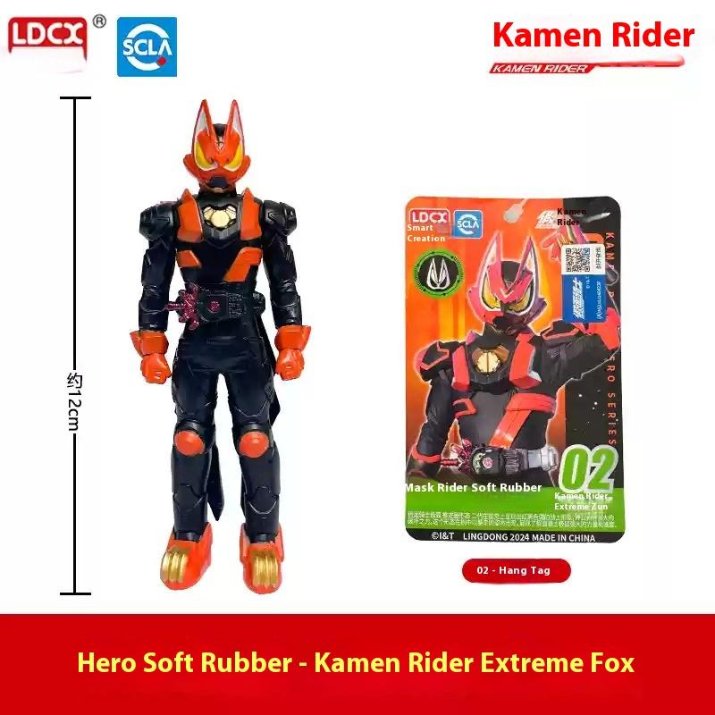 

New Cool Fashionable Masked Rider Soft Rubber Action Figures Fashion Toys Desktop Ornament Boy Surprise Gifts Collectable Models