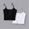 Sexy tenké tílko bez rukávů Crop Top Halter Prsatější letní Crop topy Crop Top Feminino