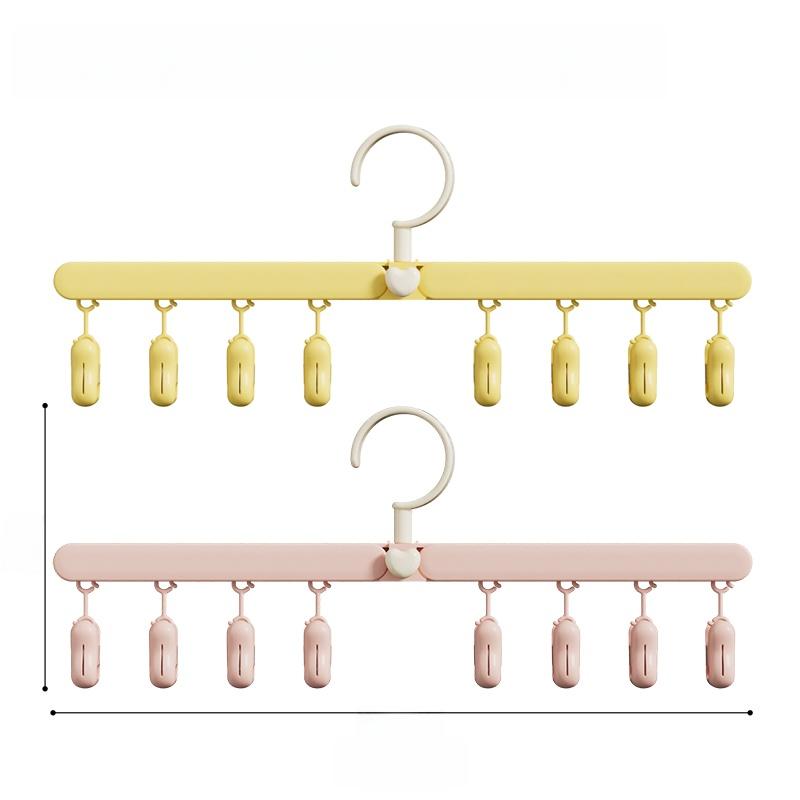 Portable Travel Clothes Hanger Multi-Function Children Sos Clip Underwear Holder Cloud ape Staable Design Laundry Tool