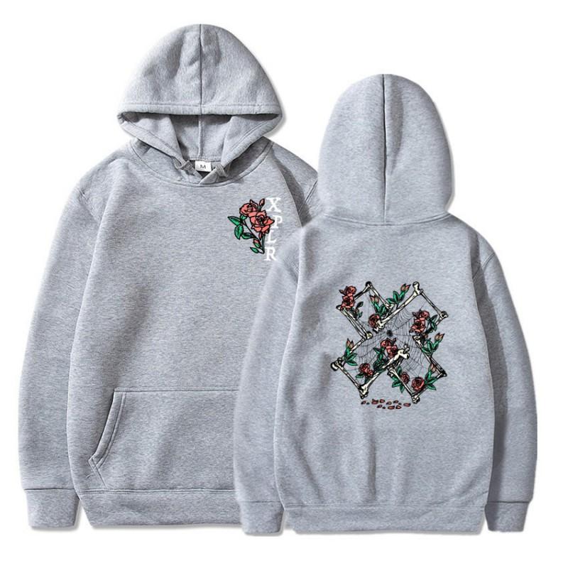 Couple Y2K Sam Colby XPLR Fleece Hoodie Streetwear Loose Fit Sweatshirt Youth