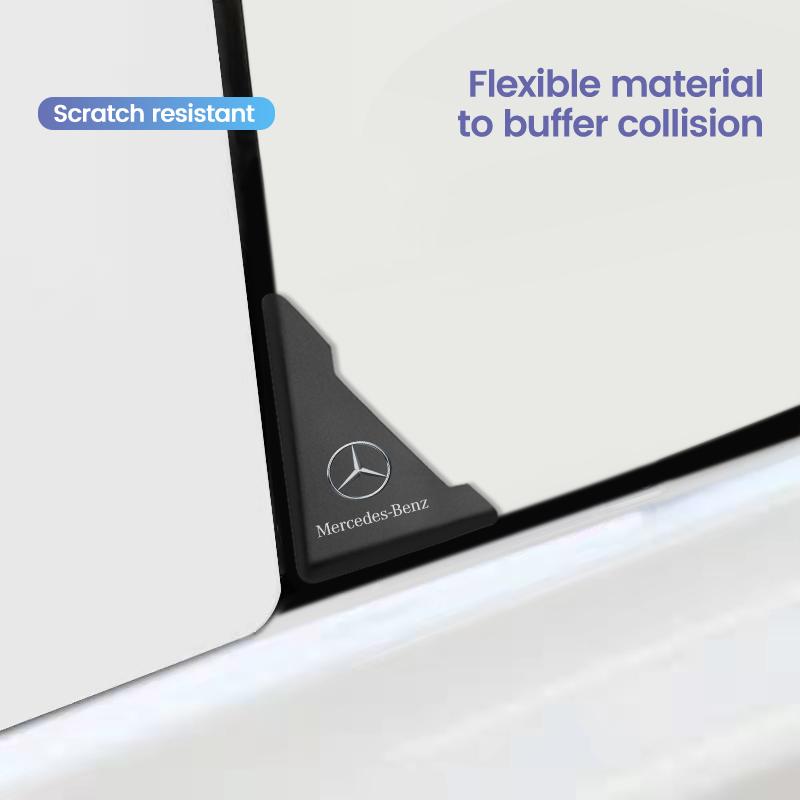 GLC GLB 2pcs Car Door Corner Anti-collision Covers Silicone Protector Stickers For Mercedes Benz W124 W203 W204 A35 A45 C43 C63