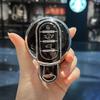 TPU Car Key Case Cover For BMW Mini COOPERS COUNTRYMAN ONE JCW CLUBMAN F56 F55 F54 F57 F60 Roadster Fob Holder Shell Keychain