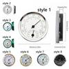 Round Pointer Type Temperature Meter No Battery Required Analog Hygrometer  Home Supply