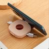 Rotating Cable Organizer & Phone Stand with Earphone and Charger Storage