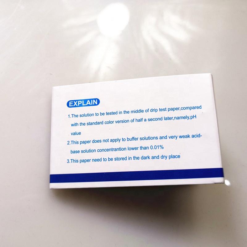 1-14 Universal Indicator Paper PH Test Strips English Version Full Range Litmus ph Test Strips Acidity PH Value Test Paper