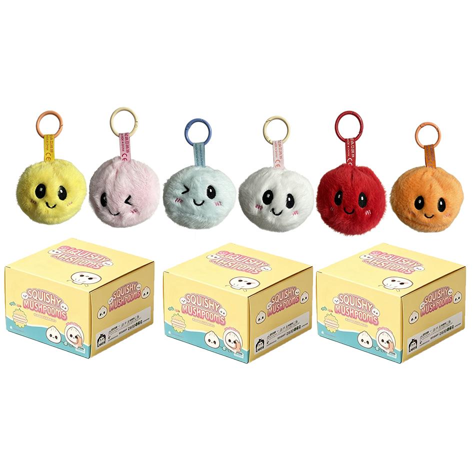IN Gifts Toy Dumpling Plush Trendy New Style Bag Hanging Cute Simulation Dumpling Plush Keychain Backpack Pendant Cartoon Toy