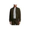 Polo Ralph Lauren FW24 Solid Color Small Pony Embroidered Zip Long Sleeve Jacket Men Jacket Dark-Olive 710881509-003