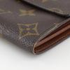 LOUIS VUITTON Pochette Porto Monnet Credit Purse M61725 Brown Monogram canvas Women Used