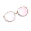 Alloaiweeo [Alo] Al4902A 1514G Rosa Blüte Runde Soltex Spiegel Sonnenbrille