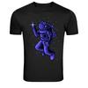 Floating Astronaut Holding Star In Space Graphic T-Shirt
