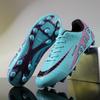 Men's Low-Top Football Shoes for Youth - AG Long Spikes & TF Studs for Artificial Turf Training