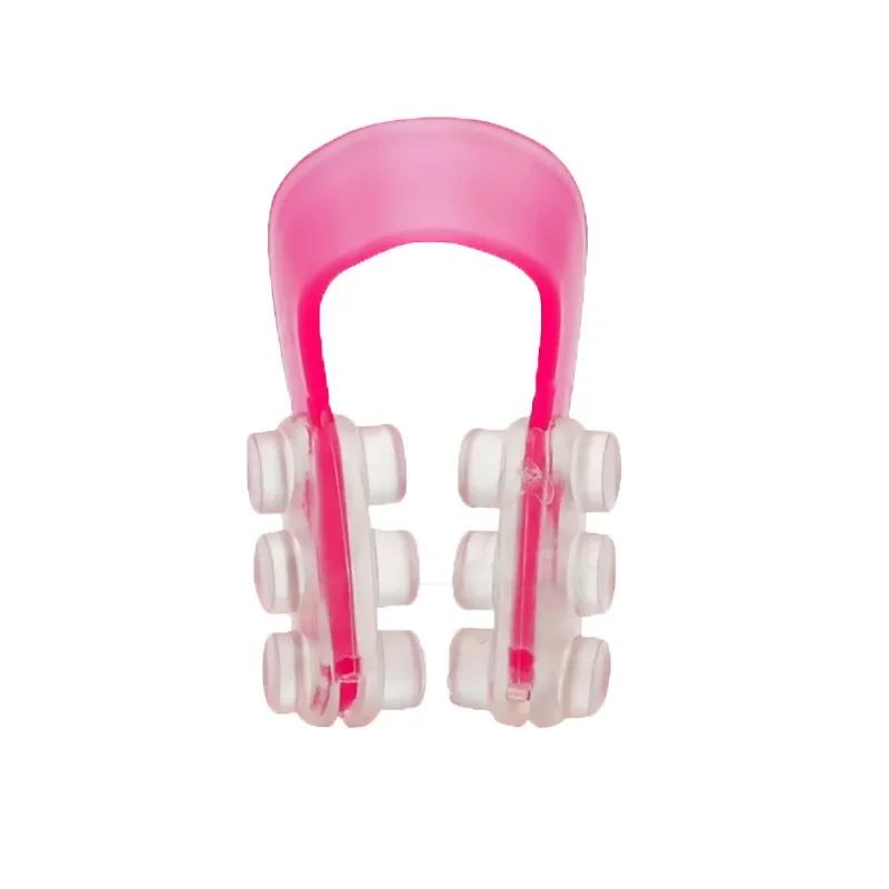 Soft Magic Silicone Nose Shaper Lifting Clip Nose Bridge Shaping Corrector Nose Up Slimming Massager Pink Nose Up розовый