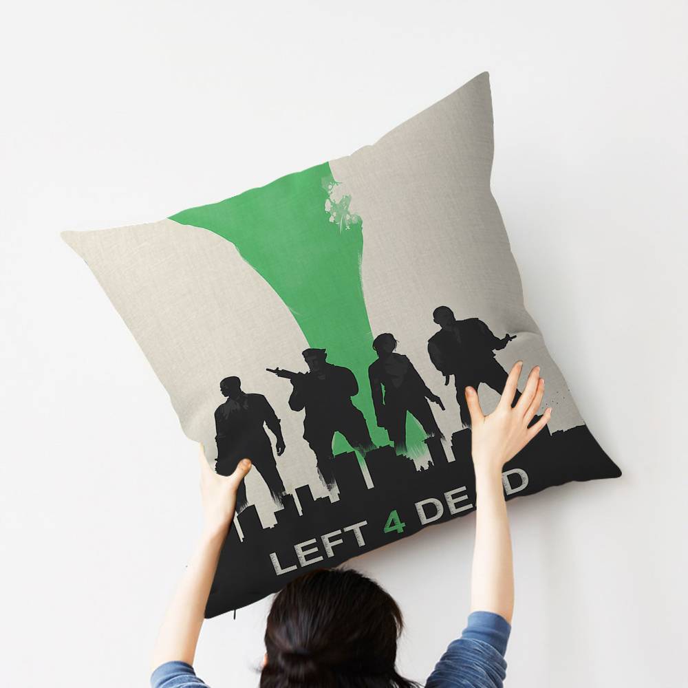 Game Left 4 Dead Pillow Cover Sofa Cushion Cover Home Room Decoration Children Gift