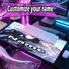 Custom Name Personalized Genshin Impact Pattern Mousepad, Laptop PC Desk Mat, Decorative Desk Mat for Home Keyboard Pad Gift