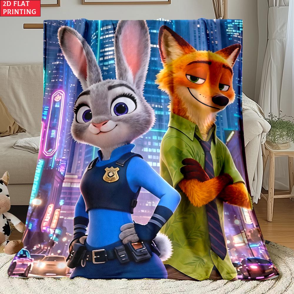 Judy & Nick Thin Flannel Blanket for Bedrooms,Living Rooms,Sofas Blankets,Lunch Breaks,Picnics,blankets Fluffy Blanket
