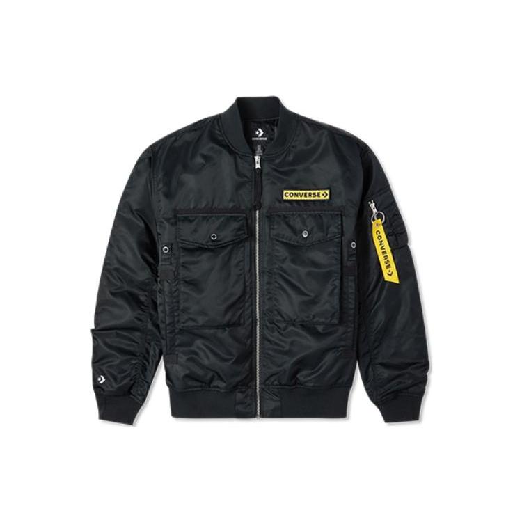 Converse Military Pack Ma-1 Bomber Jacket Asia Sizing Black Men s 10023761-A03 S