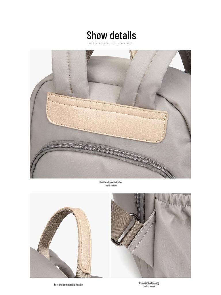 Rucsac pentru femei din pânză Oxford: Ghiozdan școlar la modă, versatil, cu capacitate mare, ușor și impermeabil