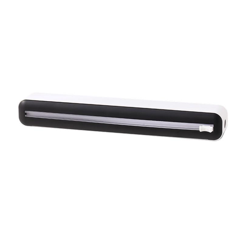 Magnetic Wrap Dispenser Adjustable Food Wrap Cutter Baking Paper Tin Foil Storage Cutting Box