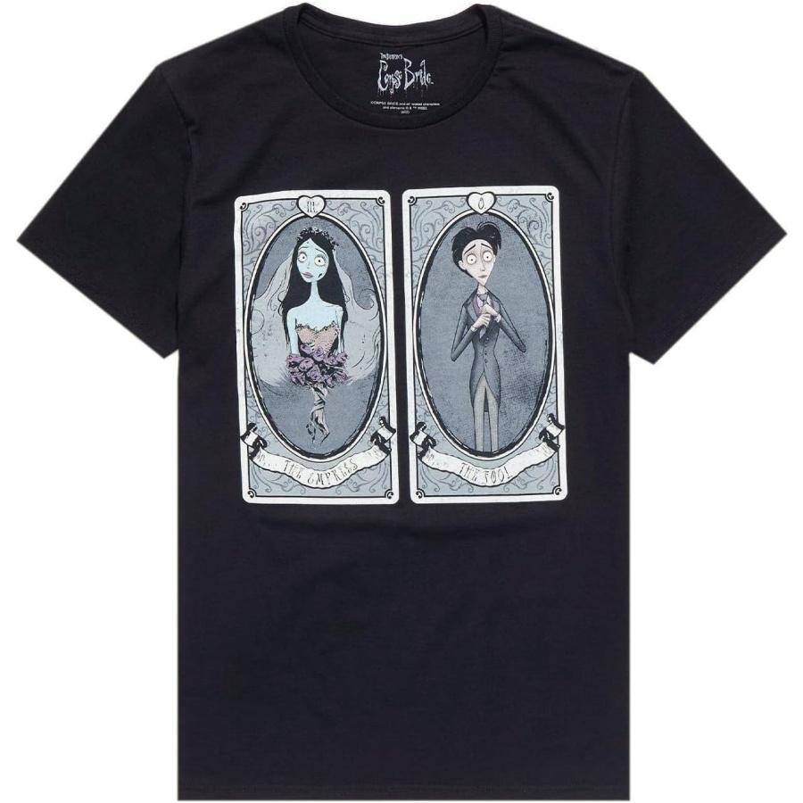 Мужская футболка с коротким рукавом «Труп невесты» с картами Таро Эмили и Виктора S