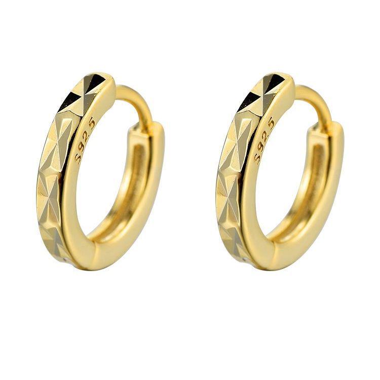 Douyin Silver-Plated Rice Flower Car Earrings - Timeless Fashion Jewelry for Women