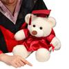 New Graduation Gift: Dr. Bear Plush Toy, Small Bear Doll, Plush Toy, Academic Gown Teddy Bear Doll