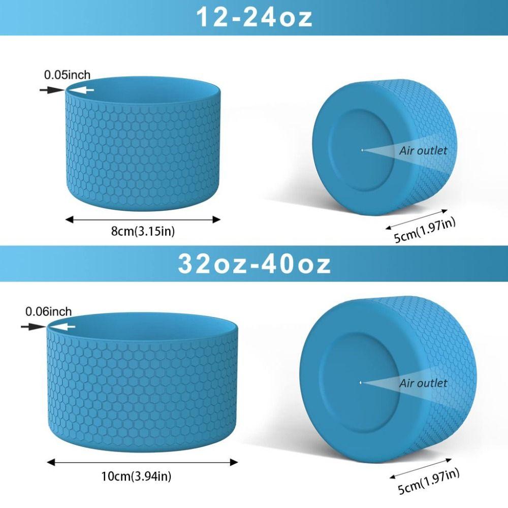 Cup Accessories Water Bottle Pad Anti-Slip Protective Case for Aquaflash/HydroFlask  12-40 oz