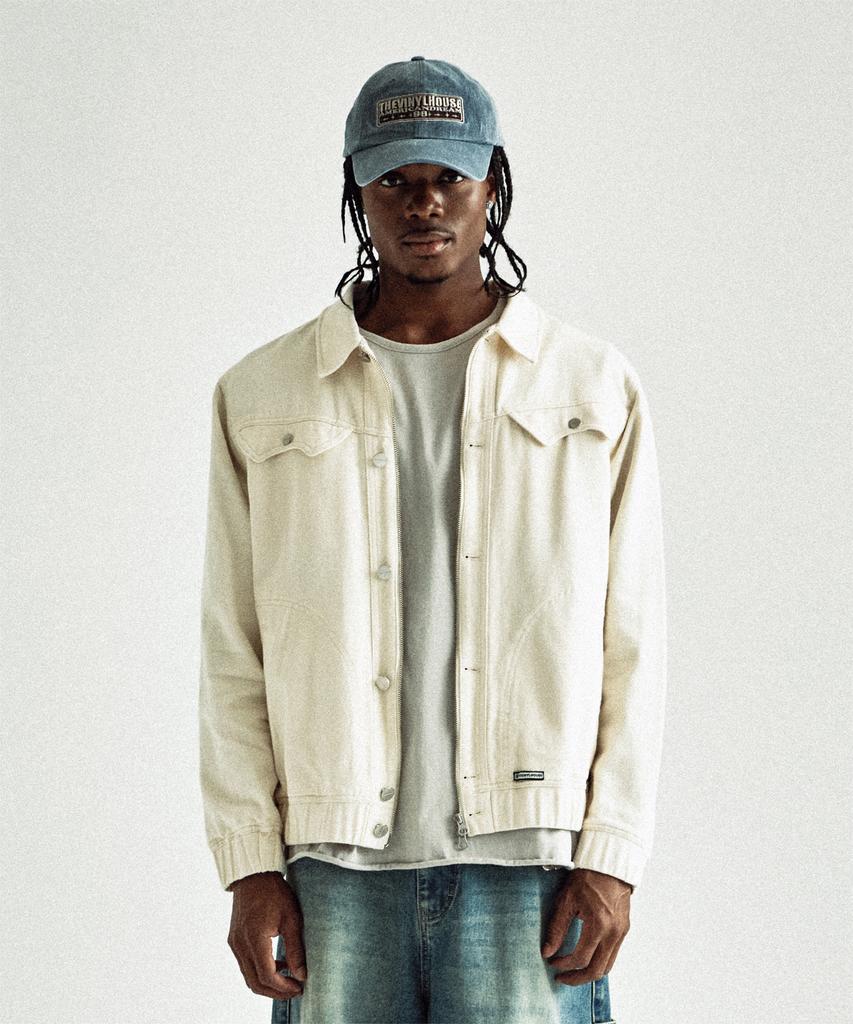 Thevinylhouse Western Work Jacket Ivory