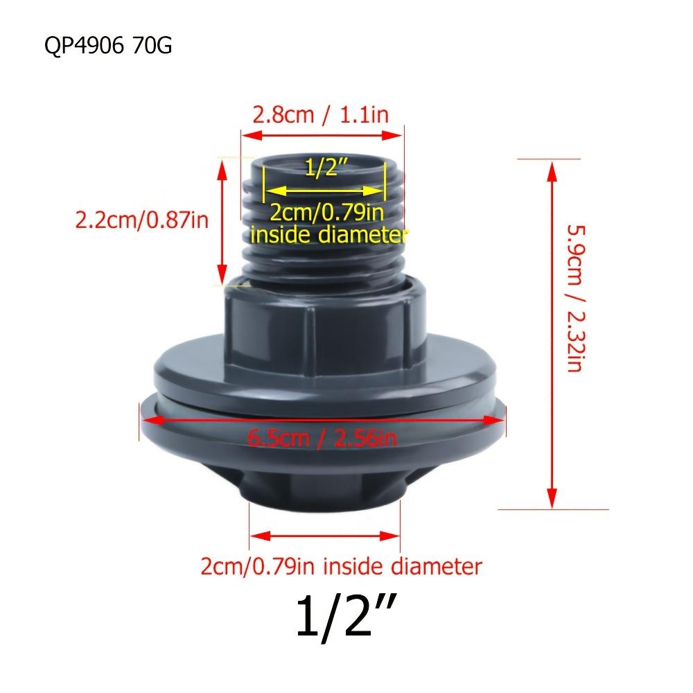 G1'' 3/4'' 1/2'' Doppelgewinde Wasserbehälter Auslassadapter Wasserrohr Wasserhahnverbinder IBC-Adapter Regenwassersammelbehälter