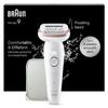 Epilator electric Braun Silk épil 9 SES 9 000 Alb și Roz