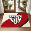 Athletic Bilbao Football Design Crystal Velvet Rug Soft Decorative Mat for Bedroom Entrance