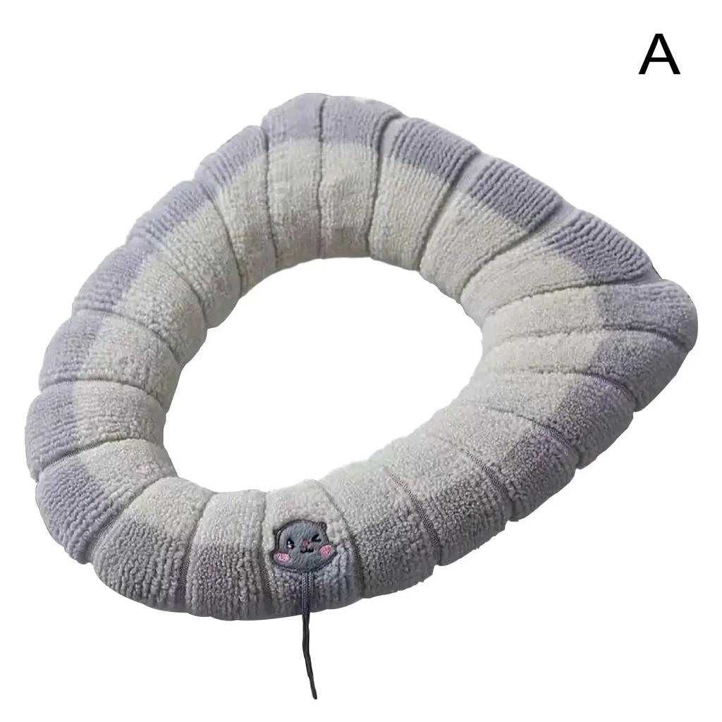 Enclosed Bathroom Accessories D/bathroom Tool Portable Toilet  Cover Disposable Mat Warmer Toilet Lid Wc Handle Cushion Home