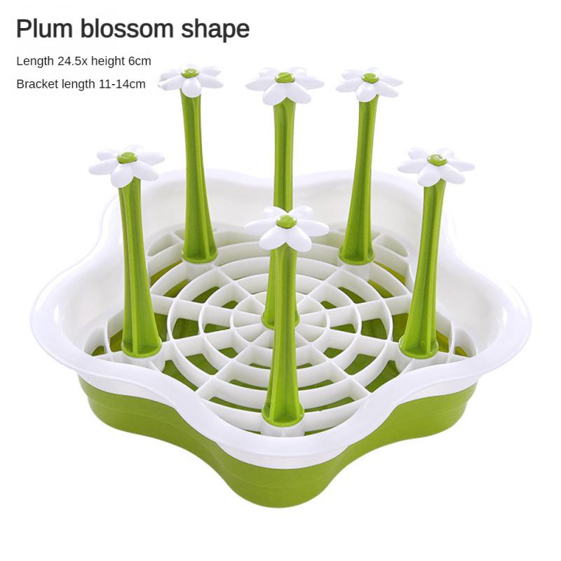

Подставка для сушки чашек Простая установка Может предотвратить появление пятен от воды Столешница Многофункциональная подставка для сушки из пищевого пластика