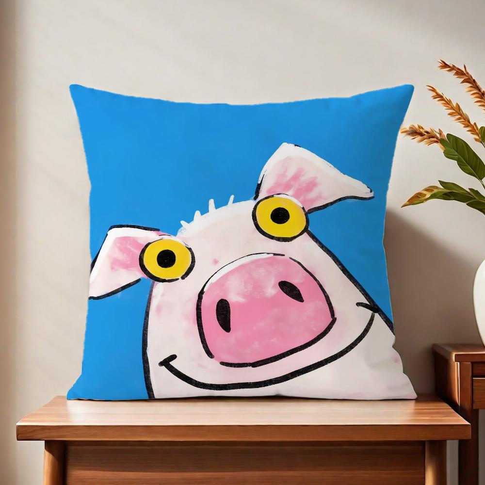 Animals cute cartoon cushion cover For Pillow Printing Sofa Decoration Home Car Room Coffee Shop Office Nordic Simplicity