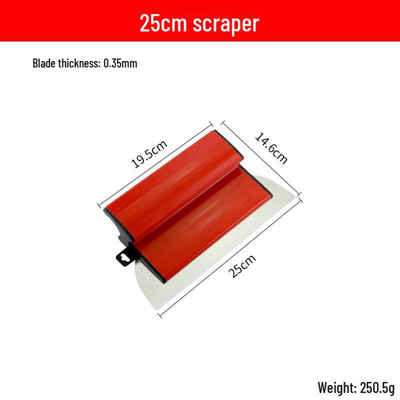 Multifunctional Stainless Steel Scraper for Putty and Wall Paint Leveling