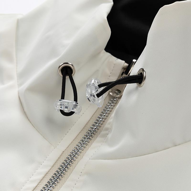 Wendejacke Herbst Stehkragenjacke Herren Amerikanische Lockere Lässige Sportjacke