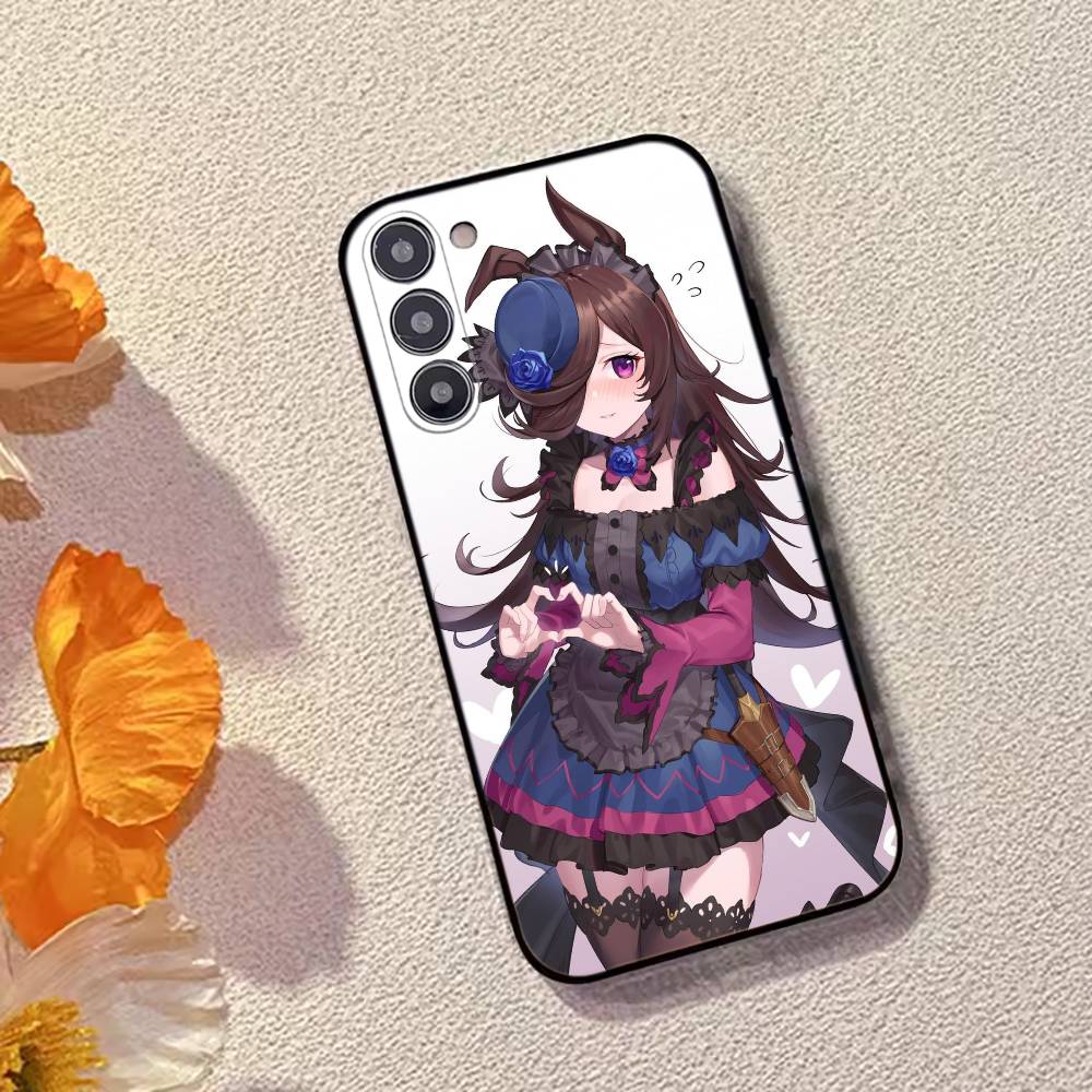 Game U-Umamusume:Pretty Derby Phone Case For Samsung Galaxy A73,A72,A71,A70,A53,A52,A51,Others Soft Black Cover
